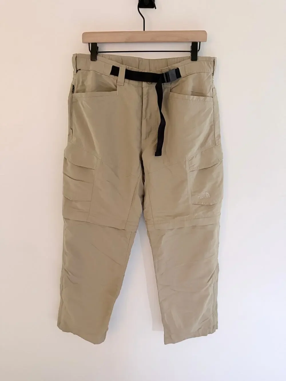 The North Face Men's Paramount Convertible Khaki Hiking Outdoor Pants-Size M